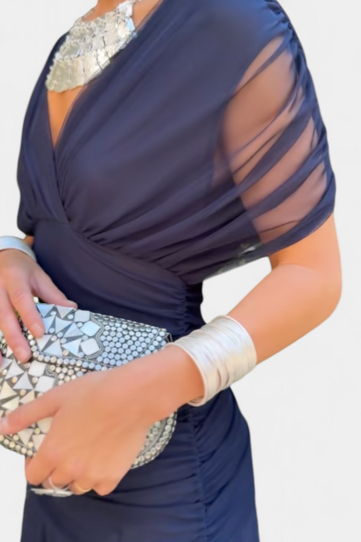 Alondra™ | Long Floral Dress with V-Neck